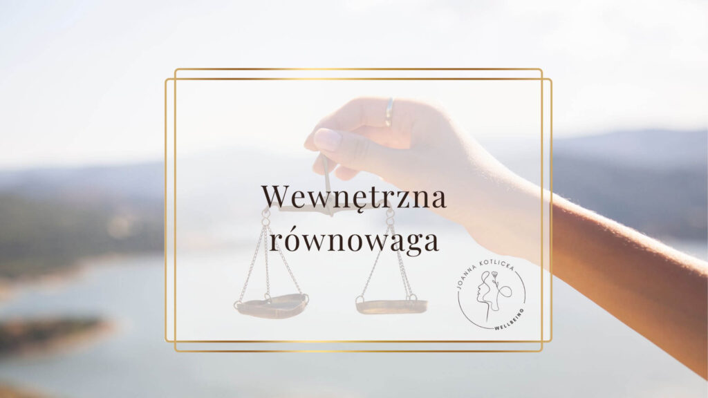 Ręka, która trzyma wagę, czyli symbol wewnętrznej równowagi