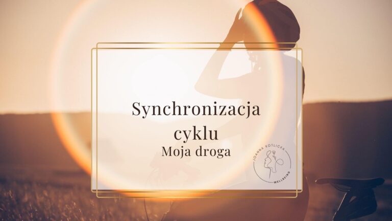 kobieta na rowerze, wokół niej łuna światła - symbol życia w zgodzie z cyklem