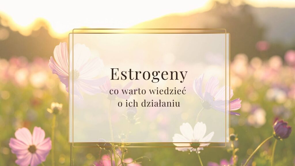 Kolorowe kwiaty rosnące na łące, symbol estrogenów