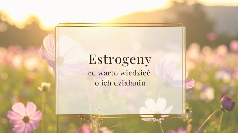 Kolorowe kwiaty rosnące na łące, symbol estrogenów